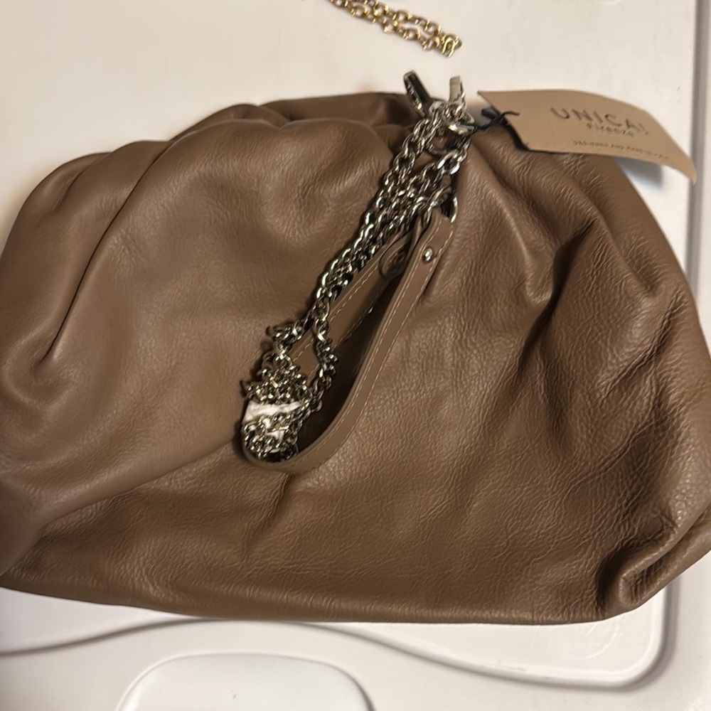 Nica Tan Leather Women's Bag